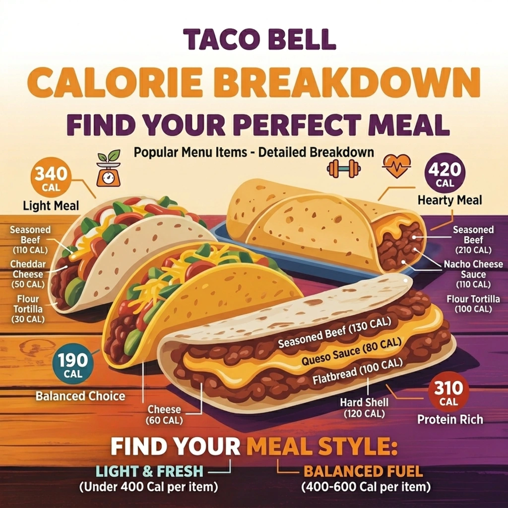Calorie Breakdown of Popular Menu Items